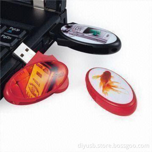 USB Flash Drive with Lifetime Warranty and Free Logo, Uses Branded A Grade Microchips